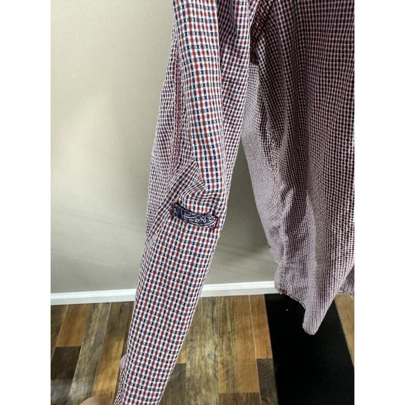 Bundle of 2 - 2 Button Down Shirts, 100% Cotton 100% Silk Size Large - Picture 3 of 15